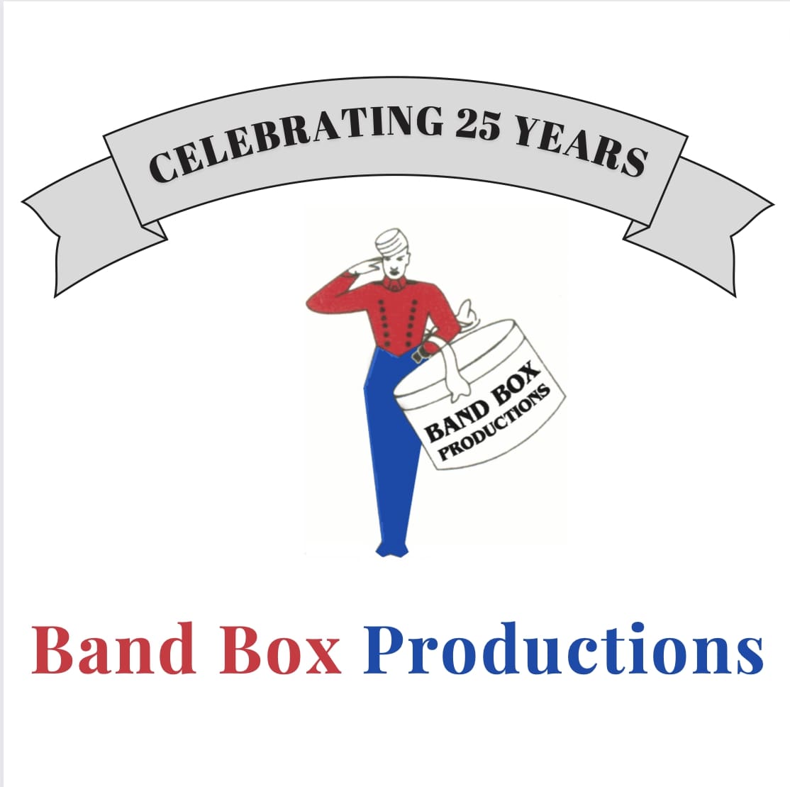 band box productions 25th anniversary logo